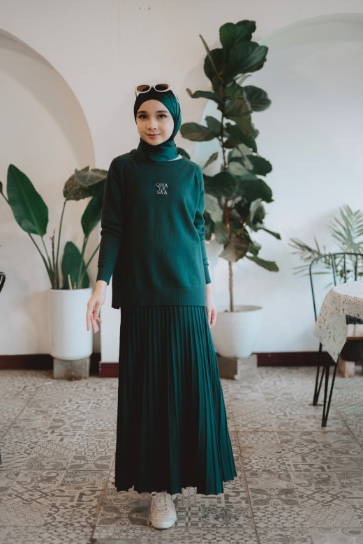 Sora Knit Set - emerald